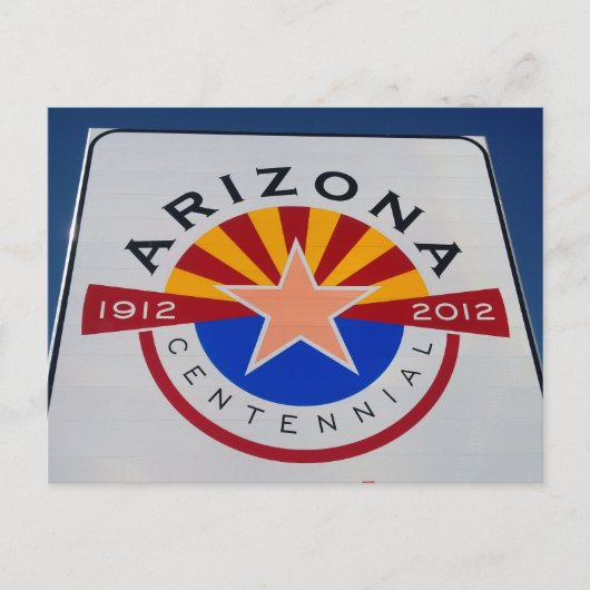 Postkarte für die Grenze Arizona-Utah (Vorderseite)