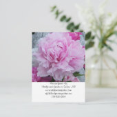 Postkarte für die Hochzeit Florist Visitenkarte (Stehend Vorderseite)