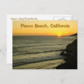 Postkarte für die kalifornische Küste (Vorne/Hinten)