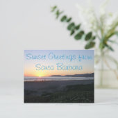 Postkarte für die kalifornische Küste (Stehend Vorderseite)