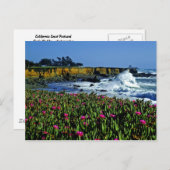 Postkarte für die kalifornische Küste (Vorne/Hinten)