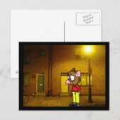 Postkarte für die Maus (Vorne/Hinten)