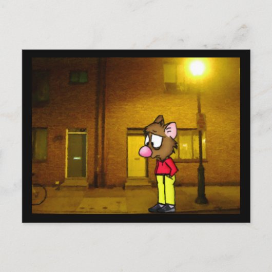 Postkarte für die Maus (Vorderseite)