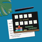 Postkarte für die Nacht von der Schule