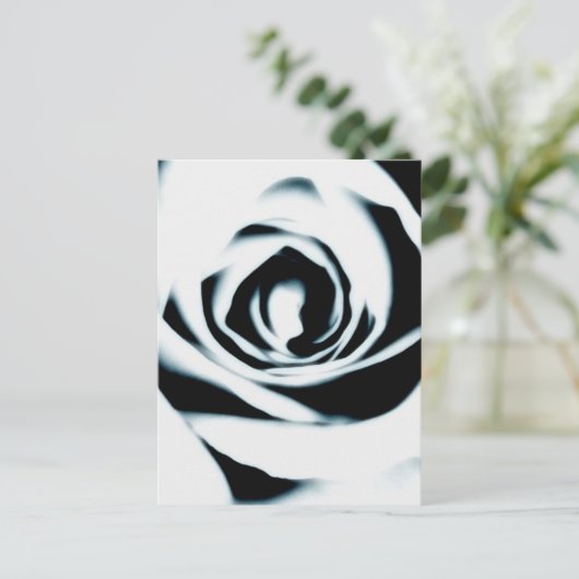 Postkarte für die Rose (Stehend Vorderseite)