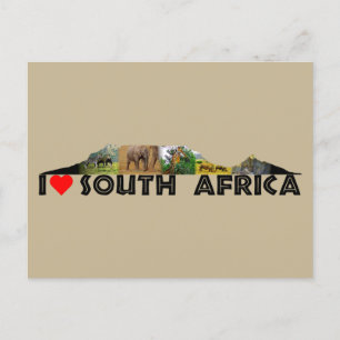 Postkarte für die Sammlung von Wildtieren