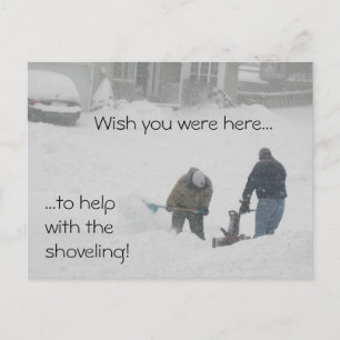 Postkarte für die Schneeschuhführung