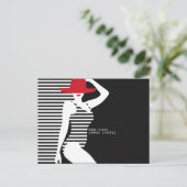 Postkarte für die Sommerfrau (Stehend Vorderseite)
