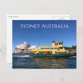 Postkarte für die Sydney Opernhütte (Vorne/Hinten)