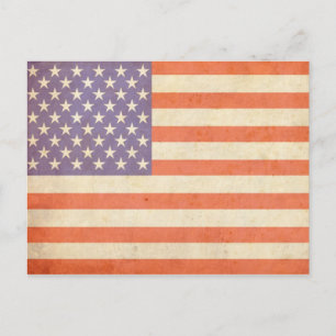Postkarte für die US-Flagge