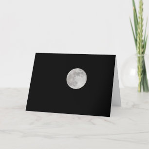 Postkarte für die verzauberte Mondfotografie