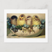 Postkarte für die Vintage Osterkarte (Vorderseite)