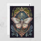 Postkarte für die Weiße Motte (Vorne/Hinten)