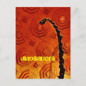 Postkarte für Dinosaurier (Vorderseite)