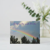 Postkarte für Diversity und Stolz (Stehend Vorderseite)