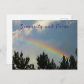 Postkarte für Diversity und Stolz (Vorne/Hinten)