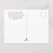 Postkarte für Diversity und Stolz (Rückseite)
