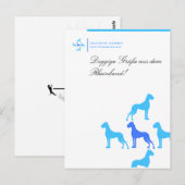 Postkarte für Doggenzüchter (Vorne/Hinten)