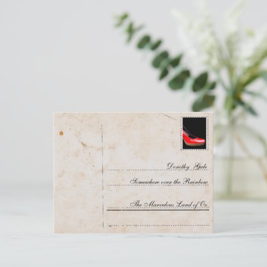 Postkarte für Dorothy Gale (Assistent von Oz) (Stehend Vorderseite)