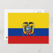 Postkarte für Ecuador (Vorne/Hinten)