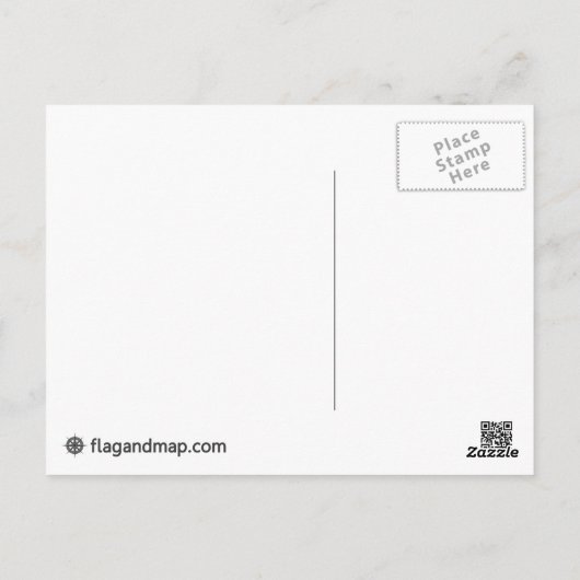 Postkarte für Ecuador (Rückseite)