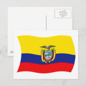 Postkarte für Ecuador (Vorne/Hinten)