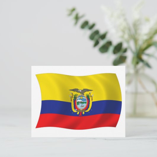 Postkarte für Ecuador (Stehend Vorderseite)