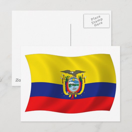 Postkarte für Ecuador (Vorne/Hinten)