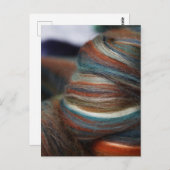 Postkarte für einen Spinner oder Faserkünstler (Vorne/Hinten)