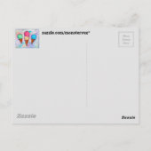 Postkarte für Eiscreme (Rückseite)