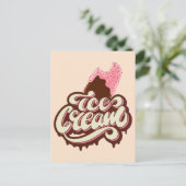 Postkarte für Eiskrem (Stehend Vorderseite)