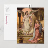 Postkarte für Engelsmeldungen (Vorne/Hinten)