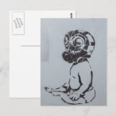 Postkarte für Englisch (Vorne/Hinten)