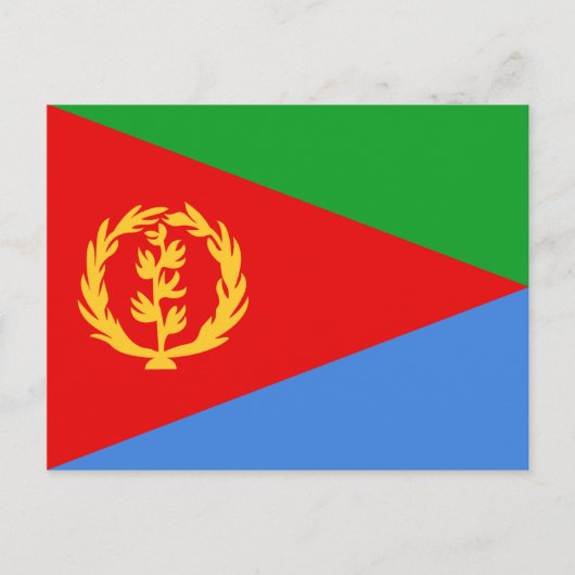 Postkarte für Eritrea (Vorderseite)