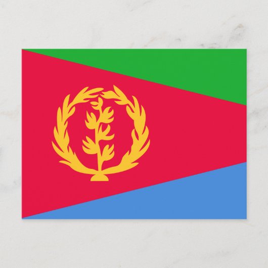 Postkarte für Eritrea (Vorderseite)