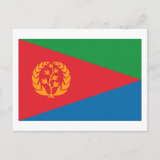 Postkarte für Eritrea (Vorderseite)