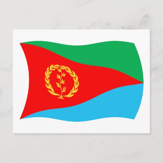 Postkarte für Eritrea (Vorderseite)