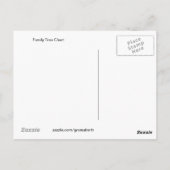 Postkarte für Familiendiagramme (Rückseite)