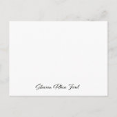 Postkarte für Flachkartenspeicher (Rückseite)