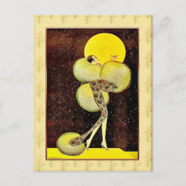 Postkarte für französische Folklore