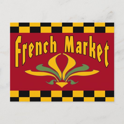 Postkarte für französische Märkte (Vorderseite)