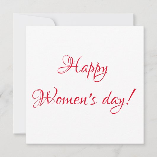 Postkarte für Frauen (Vorderseite)