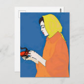 Postkarte für Frauen und Krebse (Vorne/Hinten)