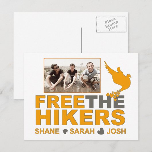 Postkarte für Freethehiker (Vorne/Hinten)