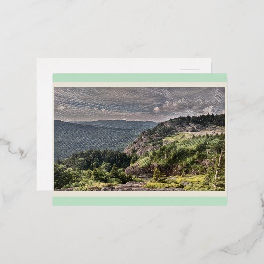 Postkarte für Freunde oder Familie und individuell (Vorderseite/Rückseite)