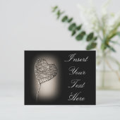 Postkarte für gebrochenes Herz (Stehend Vorderseite)