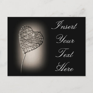 Postkarte für gebrochenes Herz