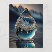 Postkarte für gefrorenes Droplet (Vorderseite)