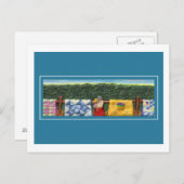 Postkarte für gequiltete Ernte (Vorne/Hinten)