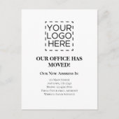 Postkarte für Geschäftszeichen verschieben (Vorderseite)